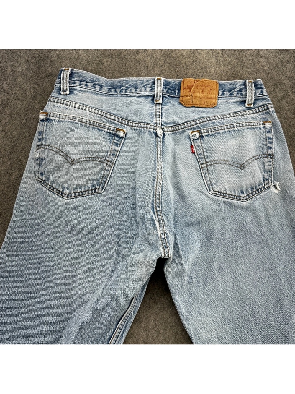 Vintage Levi's 501 Light Wash Men’s Straight Jeans